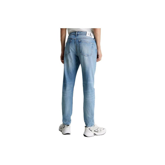 Calvin Klein Jeans Blue Organic Cotton Jeans & Pant Calvin Klein Jeans Light Slate Gray