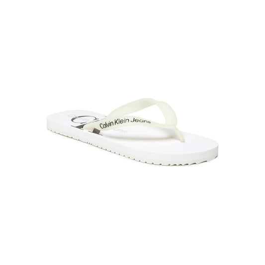 Calvin Klein Jeans White Polyethylene Sandal Calvin Klein Jeans White Smoke