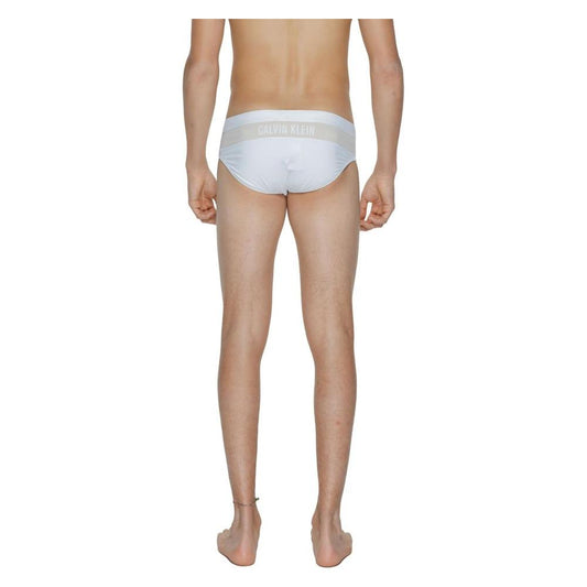 Calvin Klein White Polyamide Swimwear Calvin Klein Rosy Brown