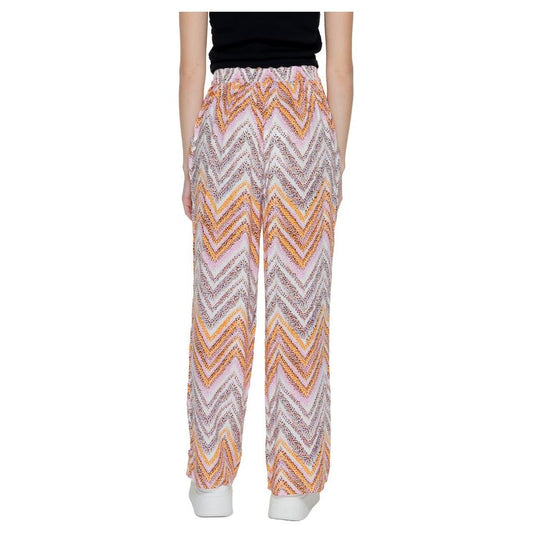 Only Multicolor Viscose Jeans & Pant Only Gray