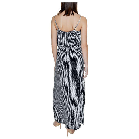 Only Black Viscose Dress Only Gray