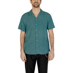 Gianni Lupo Turquoise Viscose Shortsleeve GI-13499400679-IT54 | XXL