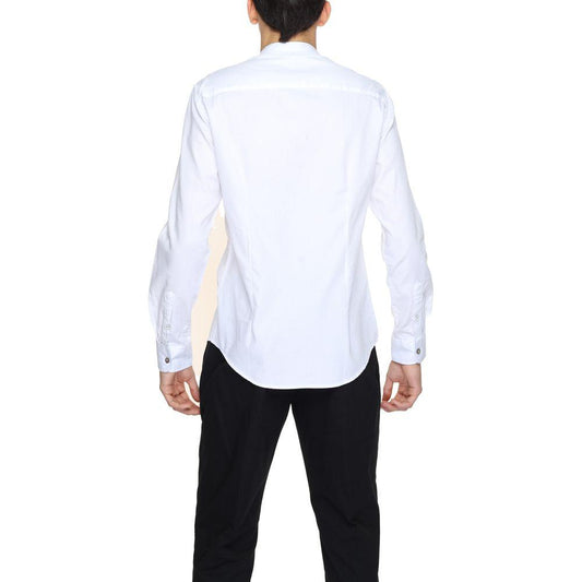 Gianni Lupo White Cotton Shirt Gianni Lupo Lavender