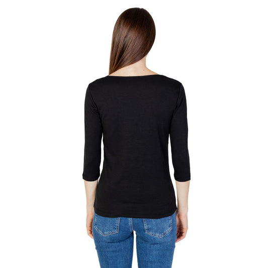 Street One Black Cotton Tops & T-Shirt Street One Black