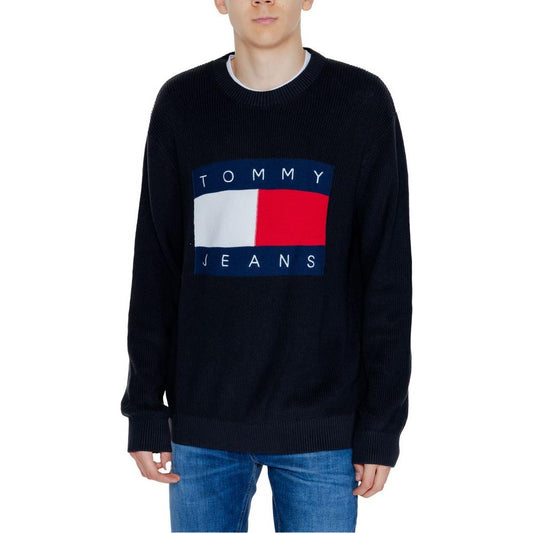 Tommy Hilfiger Jeans Black Organic Cotton Sweater Tommy Hilfiger Jeans Rosy Brown