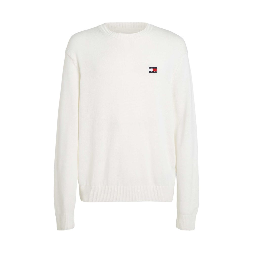 Tommy Hilfiger Jeans White Recycled Polyester Sweater TO-14577300008-IT54 | XXL