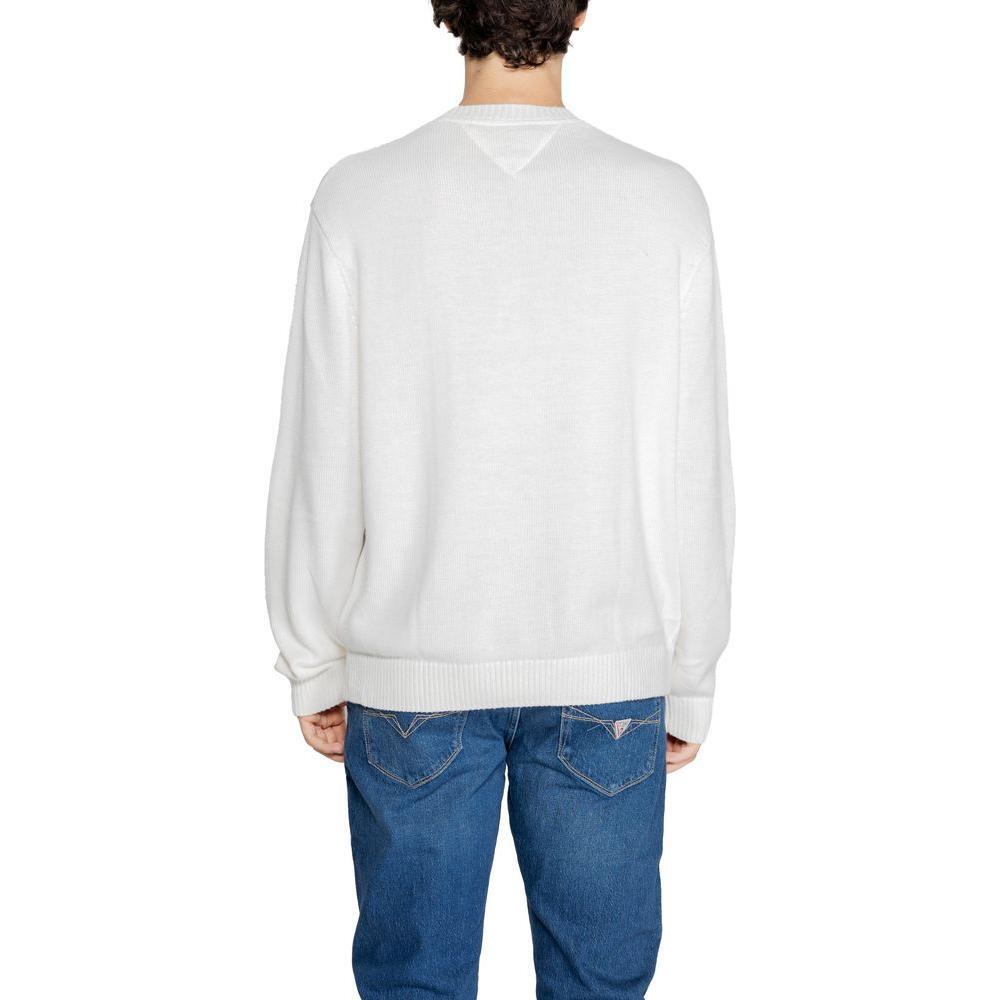 Tommy Hilfiger Jeans White Recycled Polyester Sweater TO-14577300008-IT54 | XXL