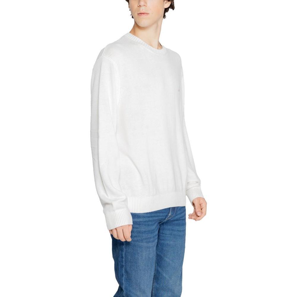 Tommy Hilfiger Jeans White Recycled Polyester Sweater TO-14577300008-IT54 | XXL