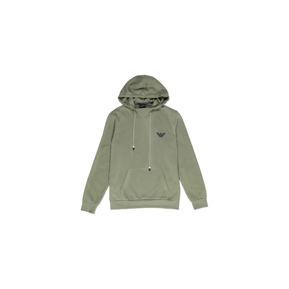 Emporio Armani Underwear Green Cotton Hoody EM-15168200149-IT46 | M