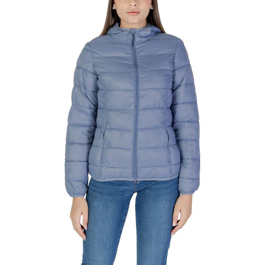 B.Young Blue Nylon Jackets & Coat B.Young Slate Gray