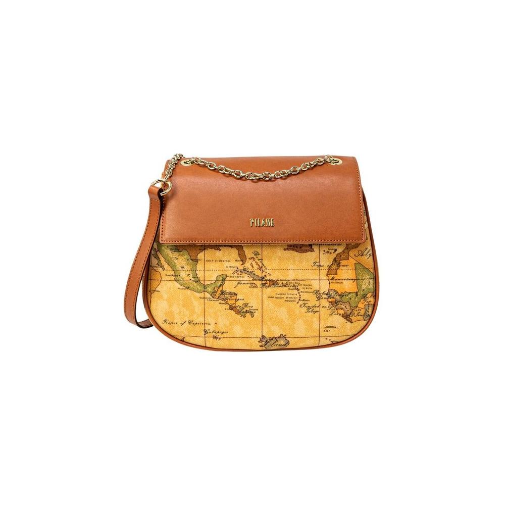 Front view with bag zipped and handles upright.
