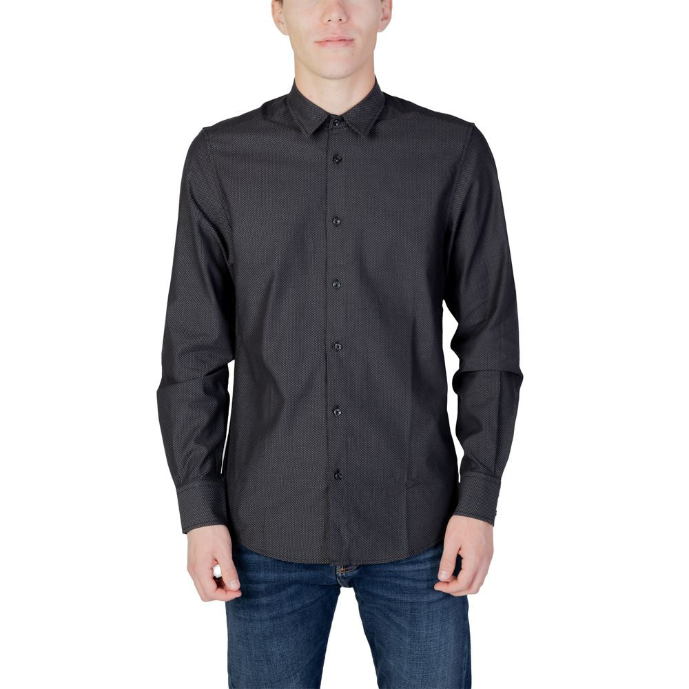 Antony Morato Gray Cotton Shirt AN-11851200136-IT48 | M