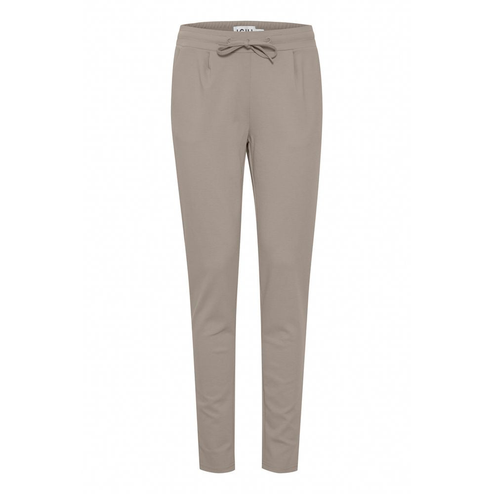 ICHI Gray Polyester Pant IC-13338702205-XXL