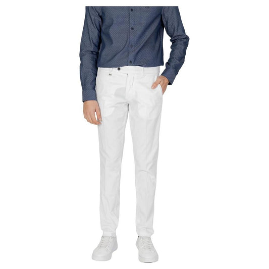 Antony Morato men's skinny cream cotton jeans, spring/summer collection, made with 98% cotton and 2% elastane.