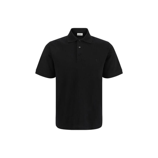 Saint Laurent Cassandre Polo Shirt Saint Laurent Black