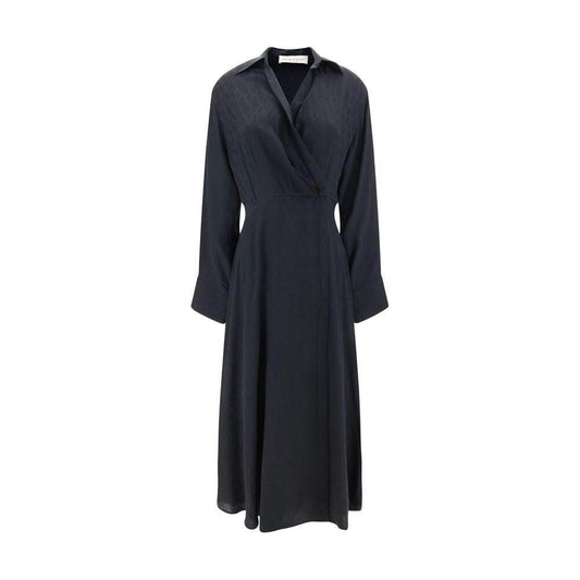 Valentino Toile Iconographe Chemisier Dress Valentino Dark Slate Gray