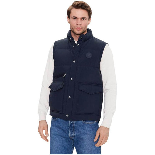 Woolrich Blue Polyester Vest Woolrich Light Gray
