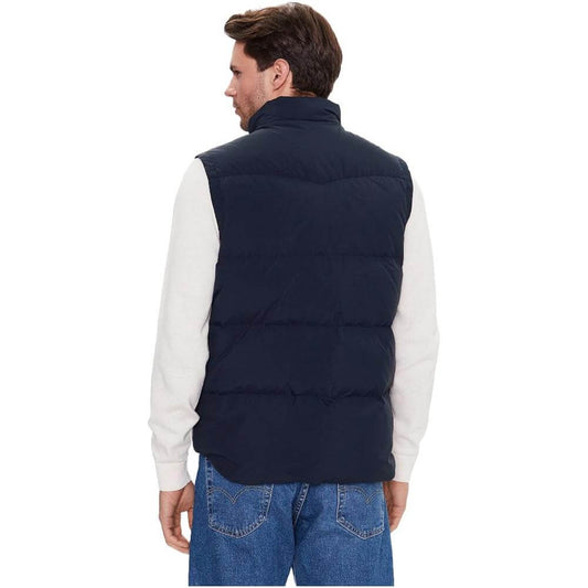 Woolrich Blue Polyester Vest Woolrich Light Gray