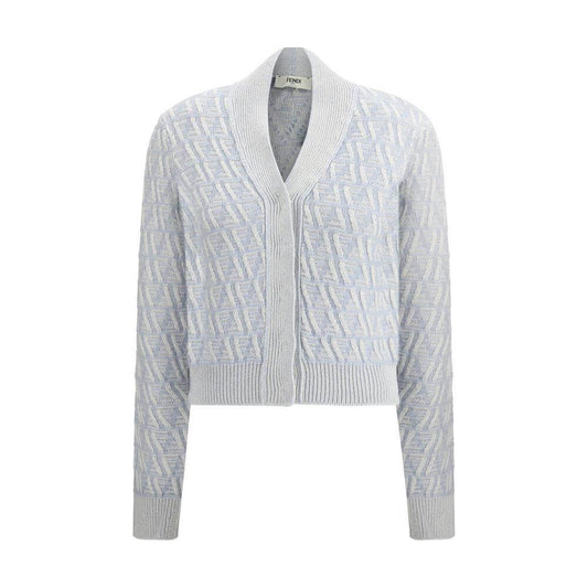 Fendi Silk Cardigan Fendi Gray