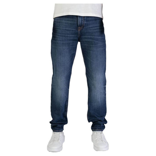 Hugo Boss Blue Cotton Jeans & Pant Hugo Boss Dark Slate Gray