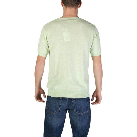 Hamaki-Ho Green Cotton T-Shirt Hamaki-Ho Dark Slate Gray