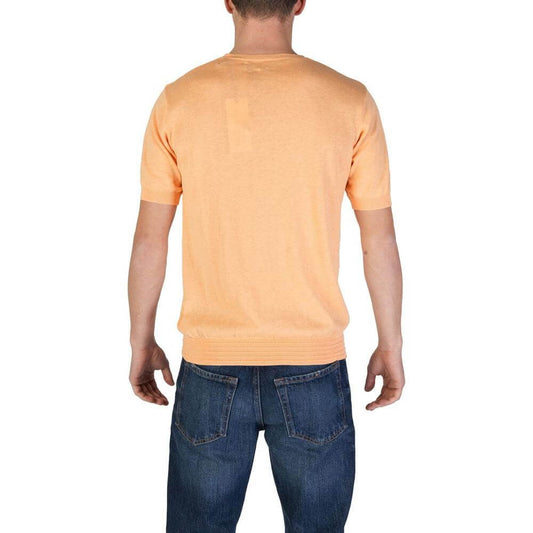 Hamaki-Ho Orange Cotton T-Shirt Hamaki-Ho Dark Slate Gray