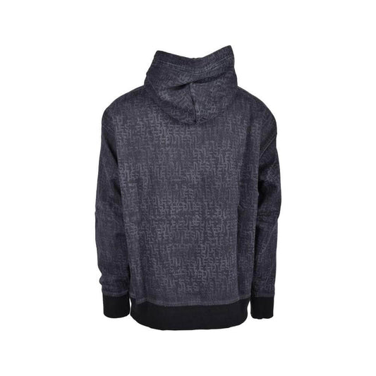 Diesel Gray Cotton Sweater Diesel Dark Slate Gray