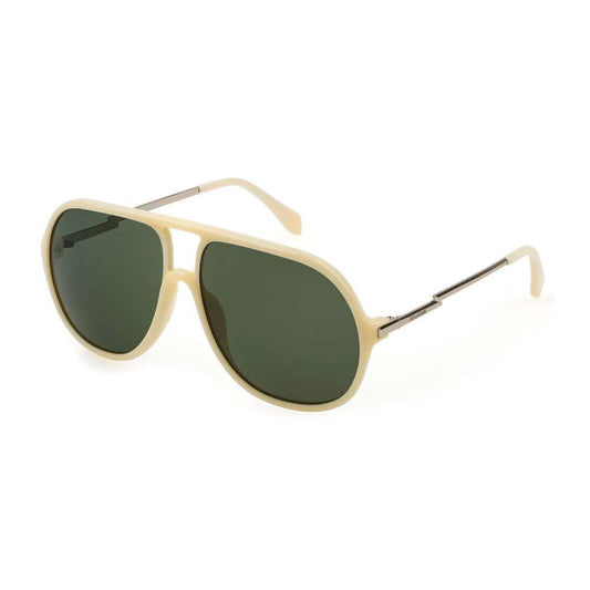 Zadig & Voltaire White Acetate Sunglasses Zadig & Voltaire Dark Olive Green