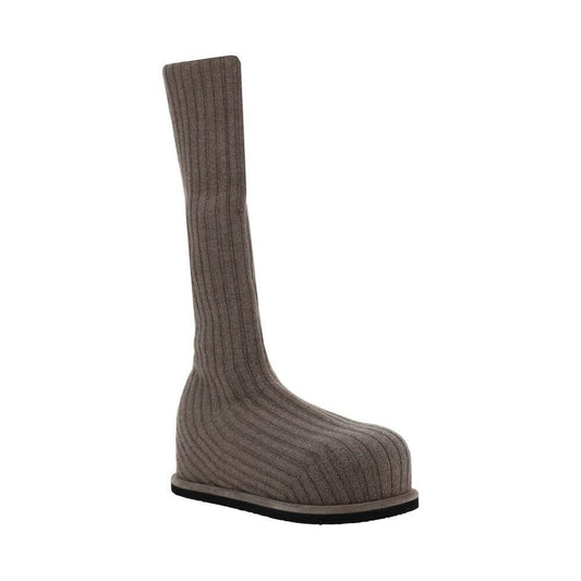 Amina Muaddi Veneda Boots Amina Muaddi Dim Gray