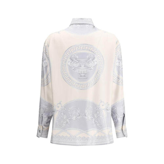 Versace Barocco Shirt Versace Light Gray