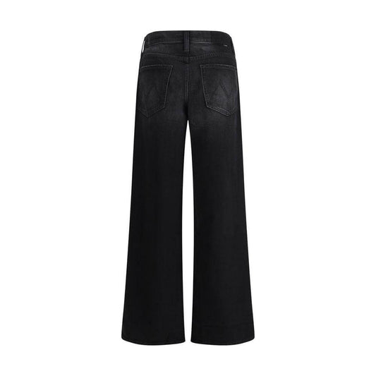 Mother Denim The Spinner Zip Sneak Jeans Mother Denim Black