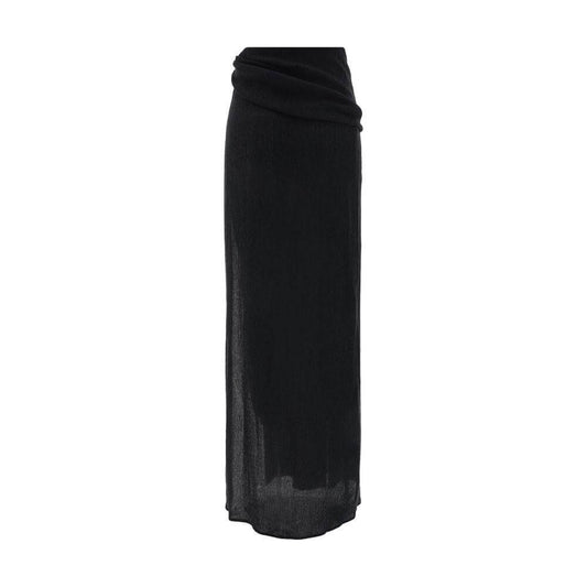 Magda Butrym Pareo Long Skirt Magda Butrym Black