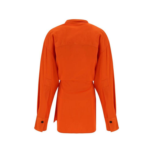 Ferragamo Shirt Ferragamo Orange Red