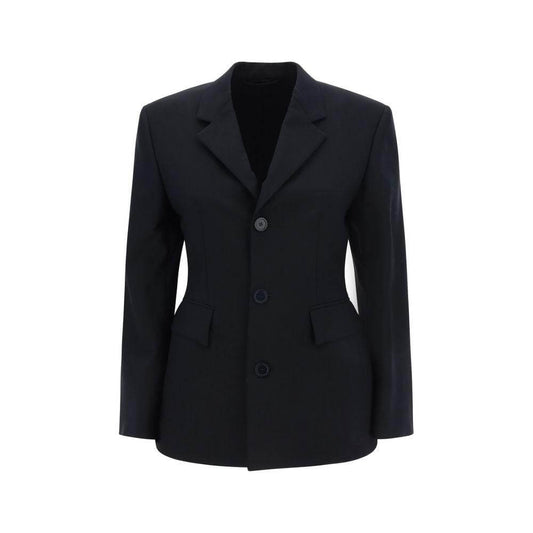 Balenciaga Hourglass Blazer Jacket Balenciaga Black