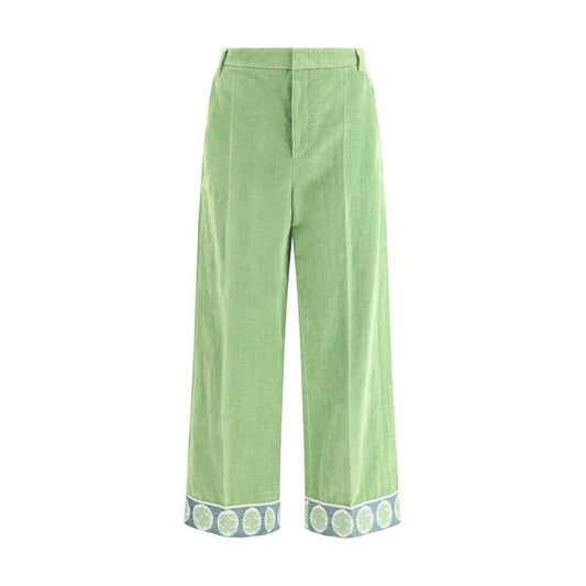 Valentino Pants Valentino Dark Sea Green