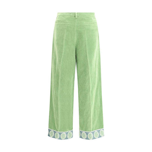 Valentino Pants Valentino Dark Sea Green