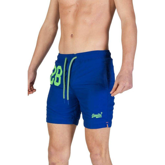 Superdry Blue Polyester Swimwear