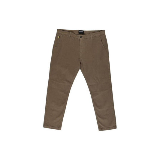 Lyle & Scott Beige Cotton Jeans & Pant