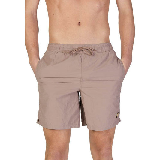 Lyle & Scott Gray Nylon Swimwear