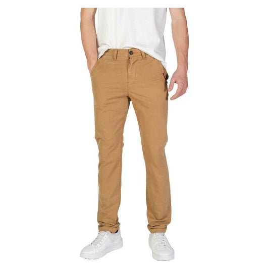 Superdry Beige Cotton Jeans & Pant