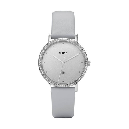 Cluse Gray Leather Watch