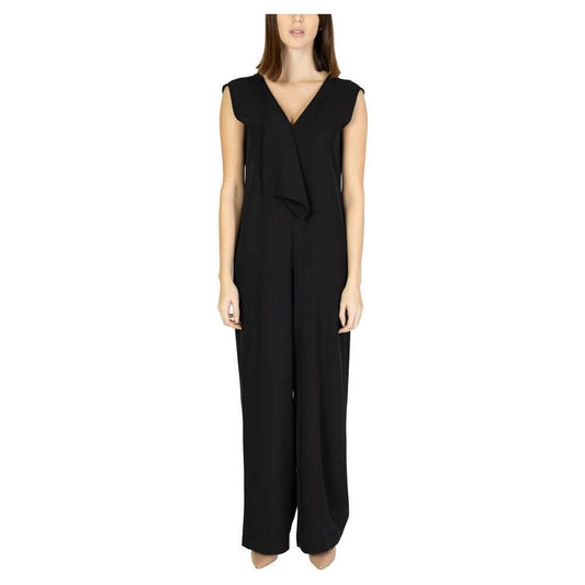 Sandro Ferrone Black Polyester Suits & Blazer