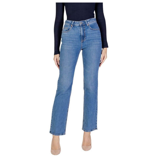 Vero Moda Light Blue Cotton Jeans & Pant