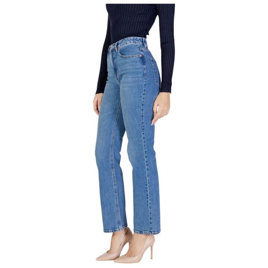 Vero Moda Light Blue Cotton Jeans & Pant