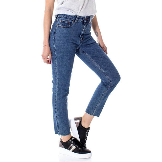 Only Blue Cotton Jeans & Pant