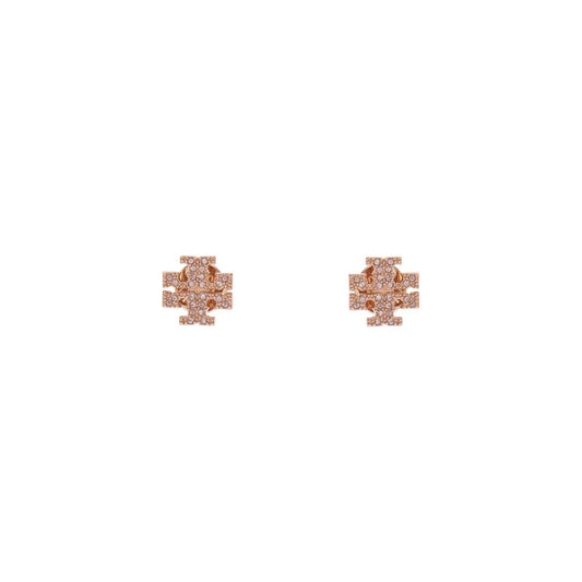 Tory Burch kira earrings with pavã© Jewellery Tory Burch Rosy Brown