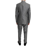 Dolce & Gabbana Black Stretch Crystal Bee Slim Fit Suit JKT1239-1