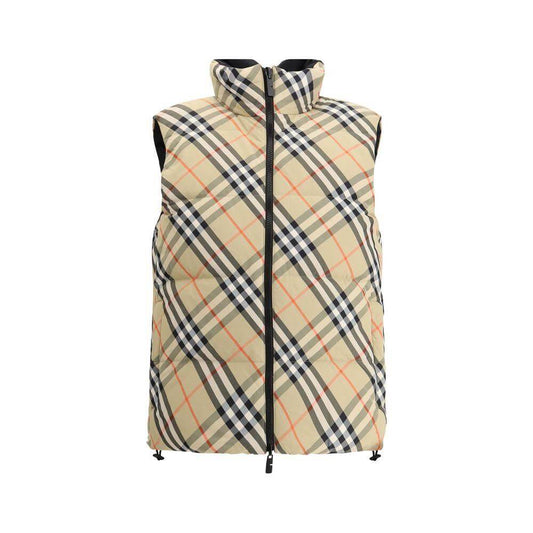 Burberry Reversible Down Vest Burberry Tan