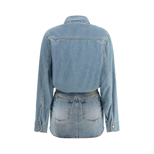 Haikure Tamu denim Dress Haikure Light Slate Gray