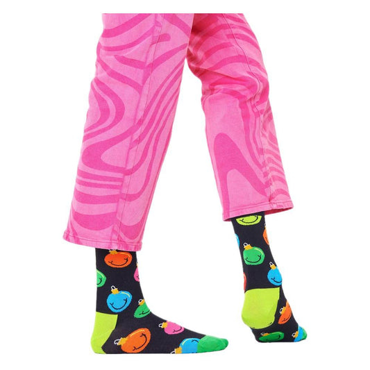 Happy Socks Black Cotton Tights & Sock